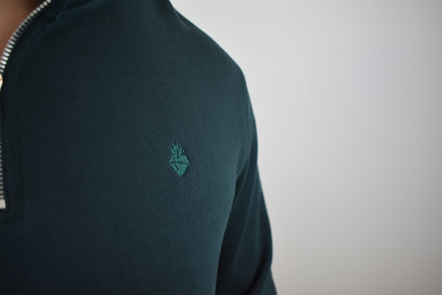 "Sacred Heart" - Men's Half-Zip Jumper